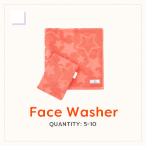 Face Washer - Bathing Essentials List