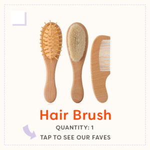 Hair Brush - Bathing Essentials List