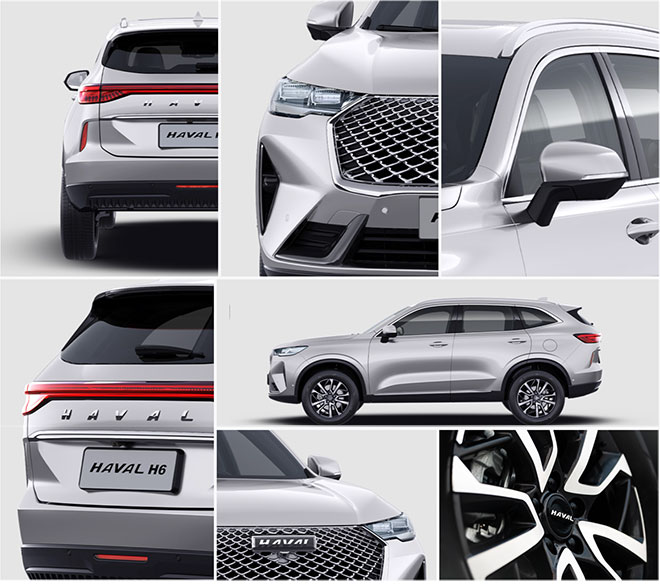 Haval H6 exterior features