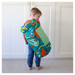 A child carrying in the Morgy + Wills Daycare Nap Mat