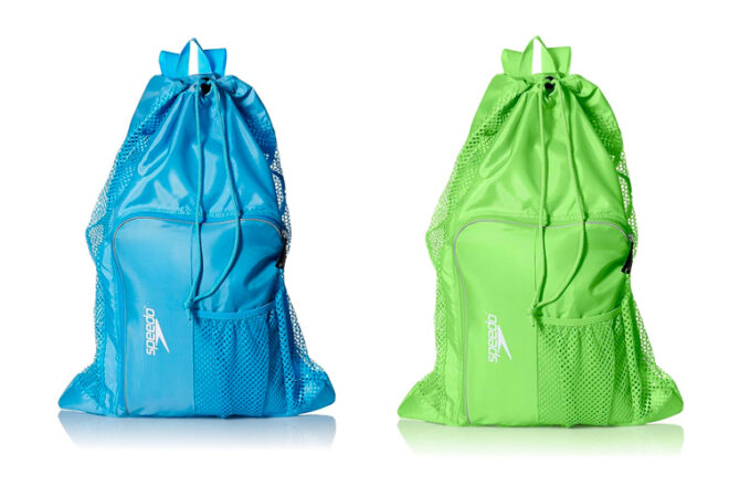 Blue and green Speedo Swim Bags
