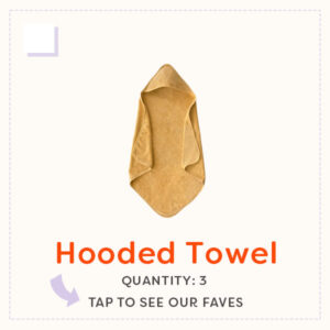 Hooded Bath Towel - Bathing Essentials List