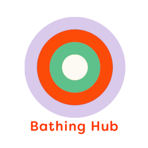 Illustration of Bullseye with words 'Bathing Hub'
