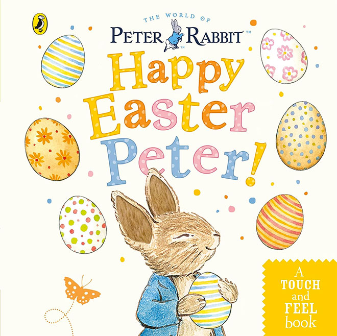 The cover of the book Happy Easter Peter! by Beatrix Potter