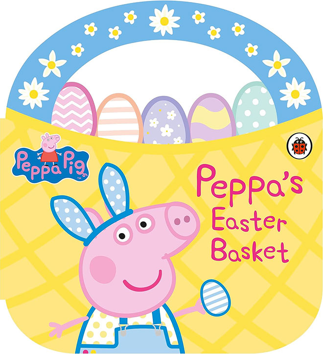The cover of the book Peppa's Easter Basket by Peppa Pig