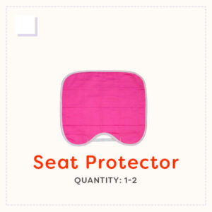 Pink waterproof car seat protector