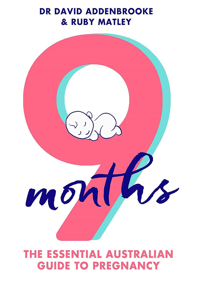 The cover of the book 9 Months by David Addenbrooke & Ruby Matley