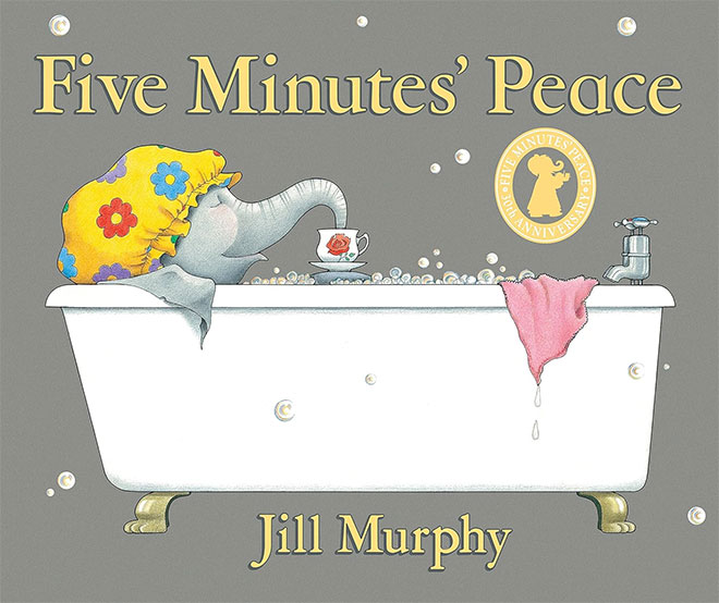 The cover of the book Five Minutes Peace by Jill Murphy