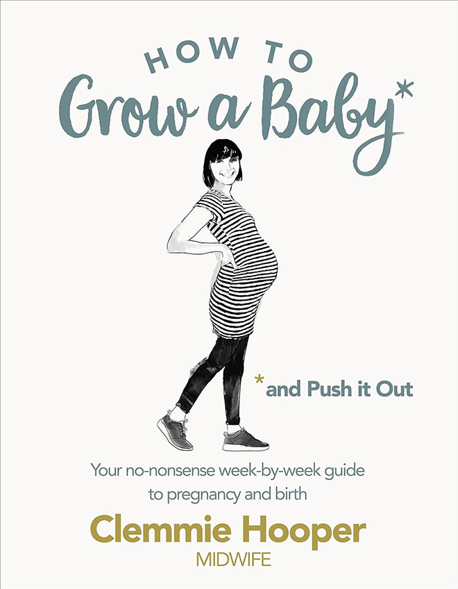 The cover of the book How To Grow A Baby by Clemmie Hooper