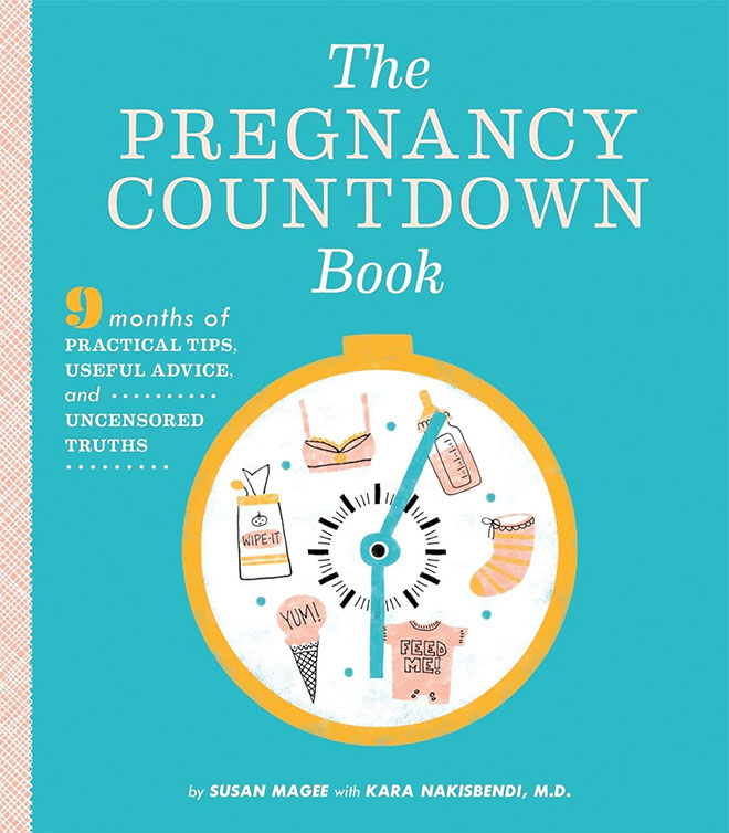 The cover of the book The Pregnancy Countdown Book by Susan Magee