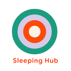 Illustration of Bullseye with words sleeping hub
