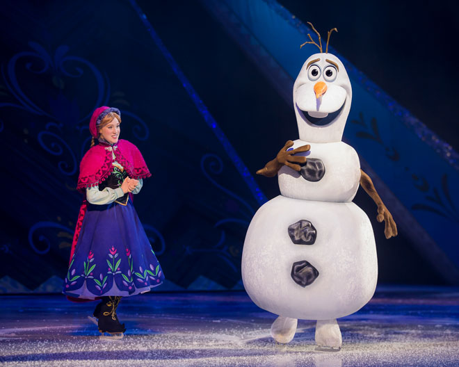 Disney On Ice presents Find My Hero - Anna and snowman