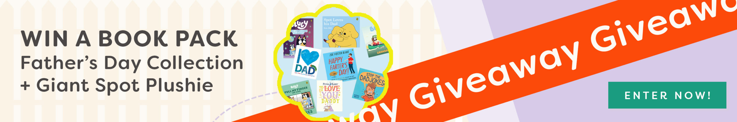 Banner for Father's Day book pack