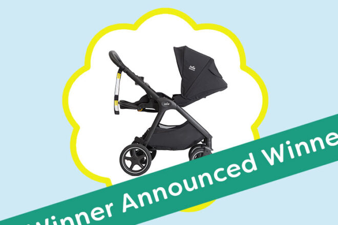 Winner announcement of Joie Finiti Pram