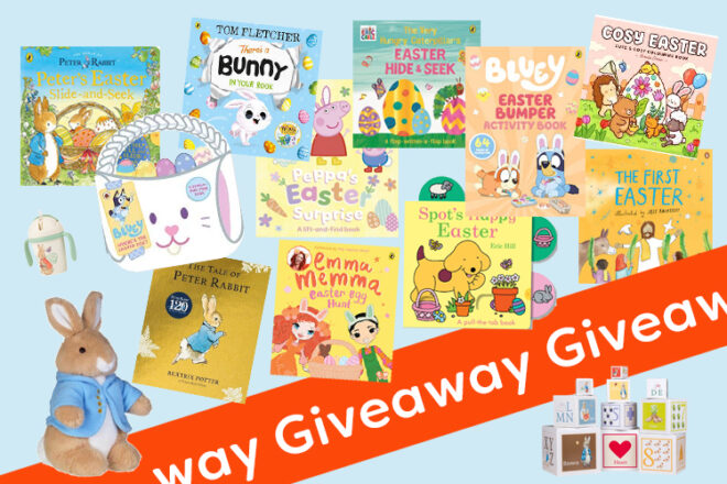 Collection of kids Easter books