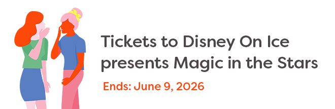 Win tickets to Disney On Ice Magic in the Stars bar