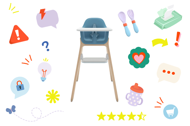 Before You Buy guide to high chair illustration