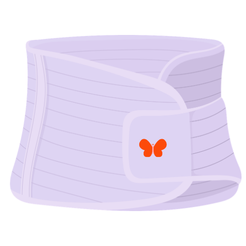 Illustration of belly band