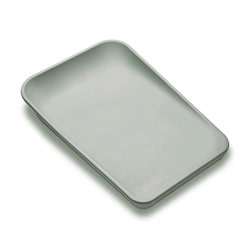 Contoured baby change mat with raised sides