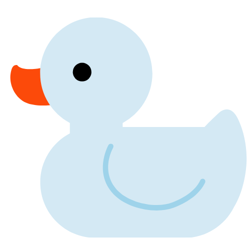 Illustration of a rubber duck
