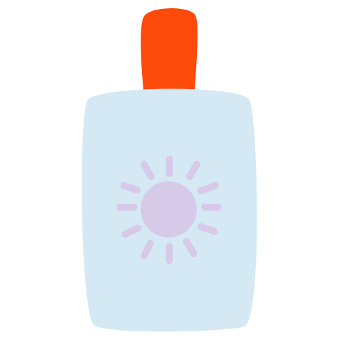Illustration of sunscreen