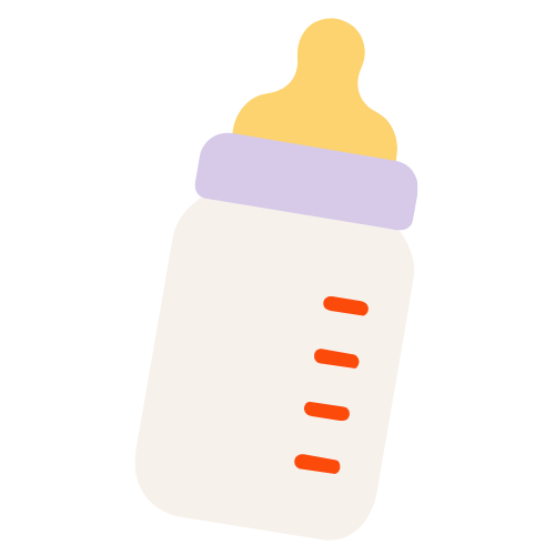 Illustration baby bottle icon