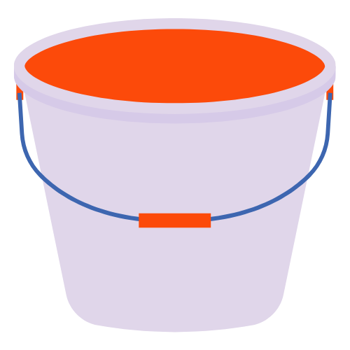 illustration bucket icon