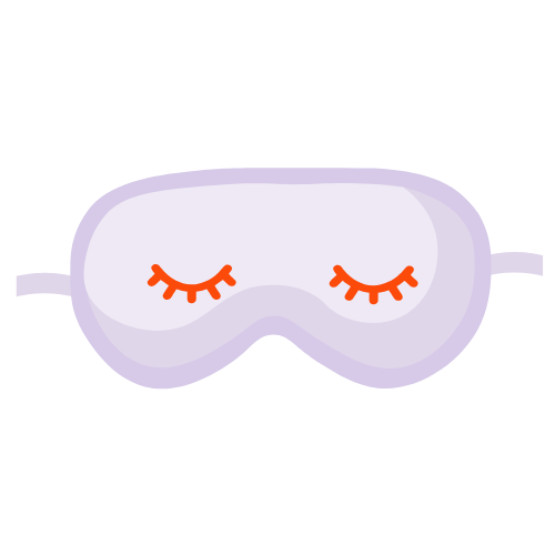 Illustration of eye mask