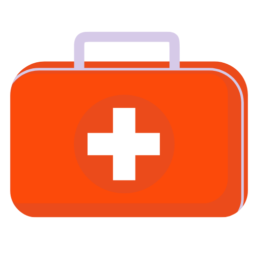 Illustration first aid kit