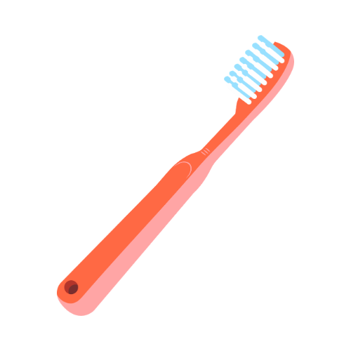 Illustration of toothbrush